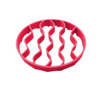 Insert de de levage de nourriture en silicone pour recettes à la mijoteuse, conception de protection de base prend en le mijotage, le braisage, le ragoût Insert de séparateur de base de