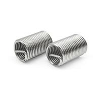 Insert de dent en fil d'acier D1 ~ D3 M6-M16, manchon de vis en acier inoxydable 304, pas de réparation de filetage 0.75/1.25/1.5mm(M12x1.25x1D-5pcs)