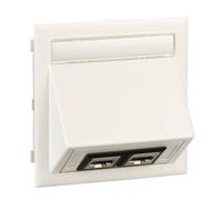 Insert de données CYB-DP blanc RAL9010 2XLEXCOM Actassi 250 Cat Cat 6 STP. STP Schneider Electric Contenu: 1 pc(s)
