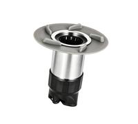 Insert de Drain de de Salle de Bain, Fog Gray | Barrière latérale de drainage physique, insert amovible pour éliminer les débris collectés, adaptée douches
