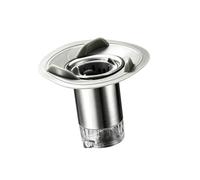 Insert de Drain de de Salle de Bain, Gray | Barrière latérale de drainage physique, insert amovible pour éliminer les débris collectés, adaptée douches