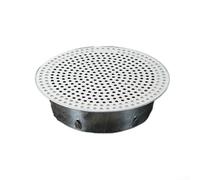 Insert de drainage de toit en acier inoxydable 304 pour tuyaux en PVC - Design creux anti-obstruction pour toit, balcon, jardin, systèmes de drainage extérieurs (150 tubes)