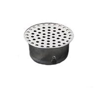 Insert de drainage de toit en acier inoxydable 304 pour tuyaux en PVC - Design creux anti-obstruction pour toit, balcon, jardin, systèmes de drainage extérieurs (75 tubes)