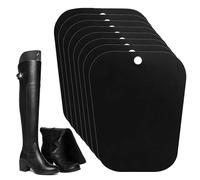 Insert de Forme de Botte Support, d'Arbres de Botte en Plastique Noir de 12 Pouces Shaper, Embauchoirs à Bottes Support Boot Shaper, 4 Paires Remplisseurs de Bottes pour Bottes Longues