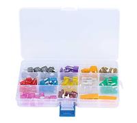 Insert de fusible Kit d'assortiment de fusibles de voiture torpille à mini lame en alliage de zinc 110 pièces 11 spécifications pour les circuits automobiles Protection contre les