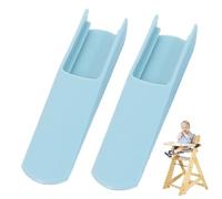 Insert de jambe de chaise haute - Couvre-pieds en PVC - Coussinets d'extension de jambe - Coussinets antidérapants | pour les sièges de café, les sorties en famille, les-repas partagés | Ensemble d'e