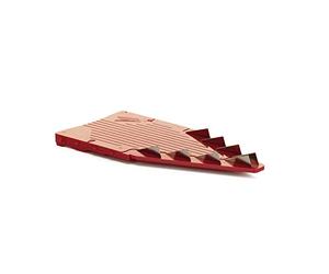 Insert de Lame Börner pour V5 PowerLine & Börner Vital (10 mm) • Insert de Lame pour Coupe-légumes • Coupe Frites • Pour Bâtonnets & Dés • Accessoire de Mandoline en V (Rouge)