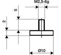 KÄFER Palpeur D. 20 mm plan ( 4000851636 )