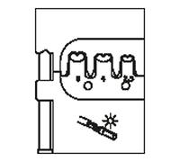 Gedore 8140-25 2078104 Matrice à sertir Convient pour MC4 2.5 à 6 mm²