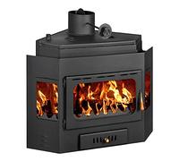 Insert de poêle à bois pour cheminée d'angle MultiFuel intégré Prity АW16