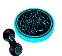 Insert de Porte-gobelet de Voiture à LED, Dessous de Verre de Voiture éclairé | Tapis de Dessous de Verre Lumineux LED pour,Porte-gobelet de véhicule à capteur Intelligent, de AV