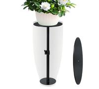 Insert de pot réglable - Insert de vase à hauteur réglable, colonne haute pour intérieur ou extérieur, terrasse, jardin, table d'angle, rebord de fenêtre, balcon, porche