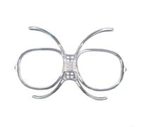Insert de prescription flexible pour lunettes de ski - Cadre adaptateur optique compatible avec les lunettes de moto et les modèles de connaissances de snowboard (B)
