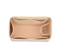 Insert de Rangement de Sac for Sacs à Main Longchamp à Long Manche Insert Organisateur de Sac Sac de Rangement de Doublure de Portefeuille(Khaki B,Large)