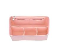 Insert de Rangement de Sac for Sacs à Main Longchamp à Long Manche Insert Organisateur de Sac Sac de Rangement de Doublure de Portefeuille(Pink A,Large)