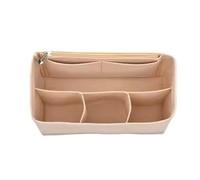 Insert de Rangement de Sac for Sacs à Main Longchamp à Long Manche Insert Organisateur de Sac Sac de Rangement de Doublure de Portefeuille(Khaki A,Large)