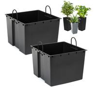 Insert De Remplacement Pour Pots De Fleurs Set De 2 Pcs 29x28 Cm 20 L Pour Les Pots De Fleurs Lamela Multicolore