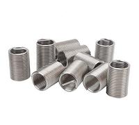 Insert De Réparation De Filet En Acier 10 Pièces, M18 x 22,5D, Manchon De Protection Fileté - Haute Résistance, Acier Inoxydable Durable, Pour Réparation De Trous Filetés (2.5D)