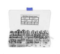 Insert de réparation de filetage 80 pièces M3 en acier inoxydable SS304, fil Coi, inserts de filetage hélicoïdal pour matériaux à faible résistance, pièces en aluminium améliorant