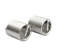 Insert de réparation de filetage de douille de vis, 20 pièces M5x0.8 0.5D-5D fil en acier inoxydable 304 manchon hélicoïdal Inserts(4.5D)