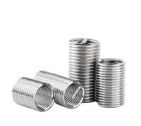 Insert de réparation de filetage de douille de vis, 5 pièces M24 * 3 1D ~ 2D fil a inoxydable 304 manchon M24 Inserts d'hélicoptère(M24x3x1.5D)