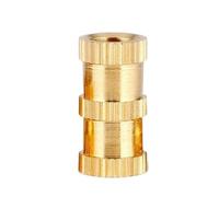 Insert de réparation de filetage, inserts de filetage en cuivre, filetage d'impression 3D, écrou d'insertion intégré, moulage par injection de chaleur thermofusible(10MM*M2*3.5MM)