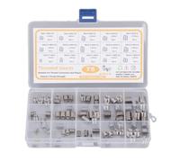 Insert de réparation de filetage, kit d'assortiment d'écrous d'inserts filetés en acier inoxydable de 75 pièces, ensemble avec étui de rangement for métal bois plastique, tailles métriques M4 - M10