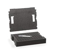 Insert de séparation EPP avec coussin de couvercle pour L-BOXX 102, organisateur modulable pour outils et petites pièces