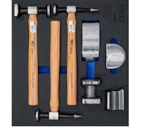 BGS technic - Insert de servante d'atelier 2/3 - Kit de débosselage carrosserie - 7 pièces