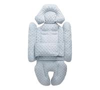Insert de siège d'auto pour bébé, support de tête et de corps pour tout-petit, Coussin d'appui-tête doux pour siège de voiture pour enfant, Poussette respirante et coussin de confort de siège pour bal