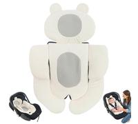 Insert de siège d'auto pour nourrisson Insert rétractable Breatch Assomable Dougleur NO SLOP avec un soutien à la tête et au corps pour le panier de transport Poussez la poussette Swing