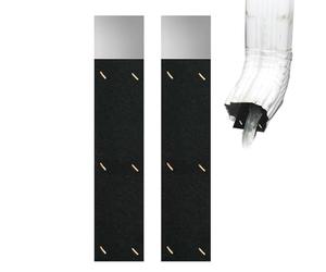 Insert de silencieux de gouttière - Arrête les bruits d'égouttement bruyants, conception esthétique à effet 3D vibrant, longueur de 30 cm + fixation par crochet résistant aux intempéries, fibre polymè