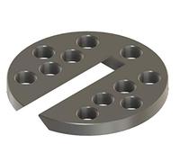 Insert de table de scie à ruban, 38 mm, compatible avec Metabo Elektra Beckum Record BAS 250 G 260 Swift