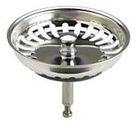 Insert de tamis Viega 680695 Ø 82 mm, acier inoxydable, pour éviers avec mécanisme à câble Bowden