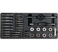Insert de tiroir 385x175x41mm avec jeu de tarauds M3 - M12, 35 pièces