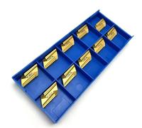 Insert de tournage KNUX160405R NC3020, outil de tour à métaux KNUX 160405, outil de coupe professionnel pour le traitement de l'acier, 10 pièces Plaquettes de Carbure CNC(KNUX160405R NC3030)