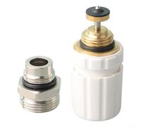 Insert de valve de chauffage au sol pour distributeur de circuit et écarteur, fabriqué en laiton avec compatibilité G1/2xG3/4