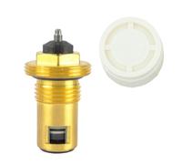 Insert de valve de radiateur avec capuchon de protection M30 x 1,5 - Débit réglable 1,3 cm