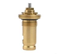 Insert de valve de radiateur M30 x 1,5 avec filetage G de 1,27 cm pour système de chauffage thermostatique, valve de radiateur pré-réglable, prend en charge une performance thermique efficace