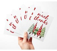 Insert d'emballage, « Much Thanks For Your Order » - Carte blanche, taille 10,2 x 7,6 cm, 50 cartes, cartes de remerciement client, remerciement pour le soutien de ma petite entreprise, pour les