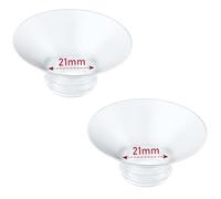 Insert d'embout 2 pièces 21 mm, compatible avec Momcozy Air1/W1/M9/M6/M5/S12 Pro/V1 Pro/V2 Pro, et tire-lait pour Spectra/Medela/Elvie/NCVI/TSRETE/eufy/Lansinoh/Paruu/MomMed