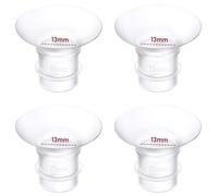 Insert d'embout 4 pièces 13 mm, compatibles avec Momcozy M9/M6/M5/S12 Pro/S9 Pro, pour Medela/Spectra/Lansinoh/eufy, embout 24mm - Réduit le tunnel à la taille adaptée