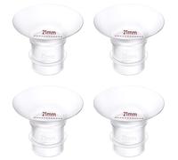 Insert d'embout 4 pièces 21 mm, compatibles avec Momcozy M9/M6/M5/S12 Pro/S9 Pro, pour Medela/Spectra/Lansinoh/eufy, embout 24mm - Réduit le tunnel à la taille adaptée