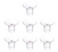 Insert d'embout 7 pièces 13/15/17/18/19/20/21 mm, compatibles avec Momcozy M9/M6/M5/S12 Pro/S9 Pro, pour Medela/Spectra/Lansinoh/eufy, embout 24mm - Réduit le tunnel à la taille adaptée