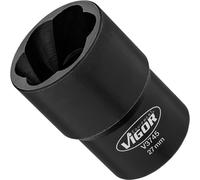 Insert d'extraction de rainure en spirale ∙ V3745 ∙ 1/2 pouce (12,5 mm) carré creux ∙ Extracteur de vis extérieur profil ∙ SW 27 mm