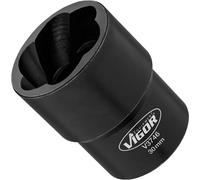 Insert d'extraction de rainure en spirale ∙ V3746 ∙ 1/2 pouce (12,5 mm) carré creux ∙ Extracteur de vis extérieur profil ∙ SW 30 mm