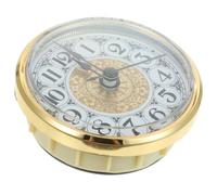 Insert D'horloge Quartz Rond 90mm, Lecture Claire et Montage Sûr | Pièce de Rechange en Plastique, Remplacement Facile, Usage Bureau et Projet Décoratif, Format Compact