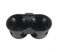 Insert double pour porte-gobelet - Pour Chrysler - Pour Dodge Grand, doublure de rechange pour porte-gobelet de console d'eau, OEM 1WV70DX9AA, plastique ABS noir, 2011-2020