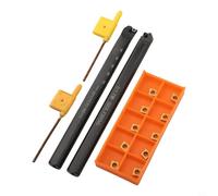 Insert d'outil, pour Cnc Plus Ccmt060204 avec support de 10 pièces, pour S12msclcr06 Carbide S12msclcl06 Alliage d'acier Tournage Grip