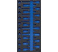 Insert d'outils 1/3 embout | Profil en T pour Torx | 26 pièces vide / remplies